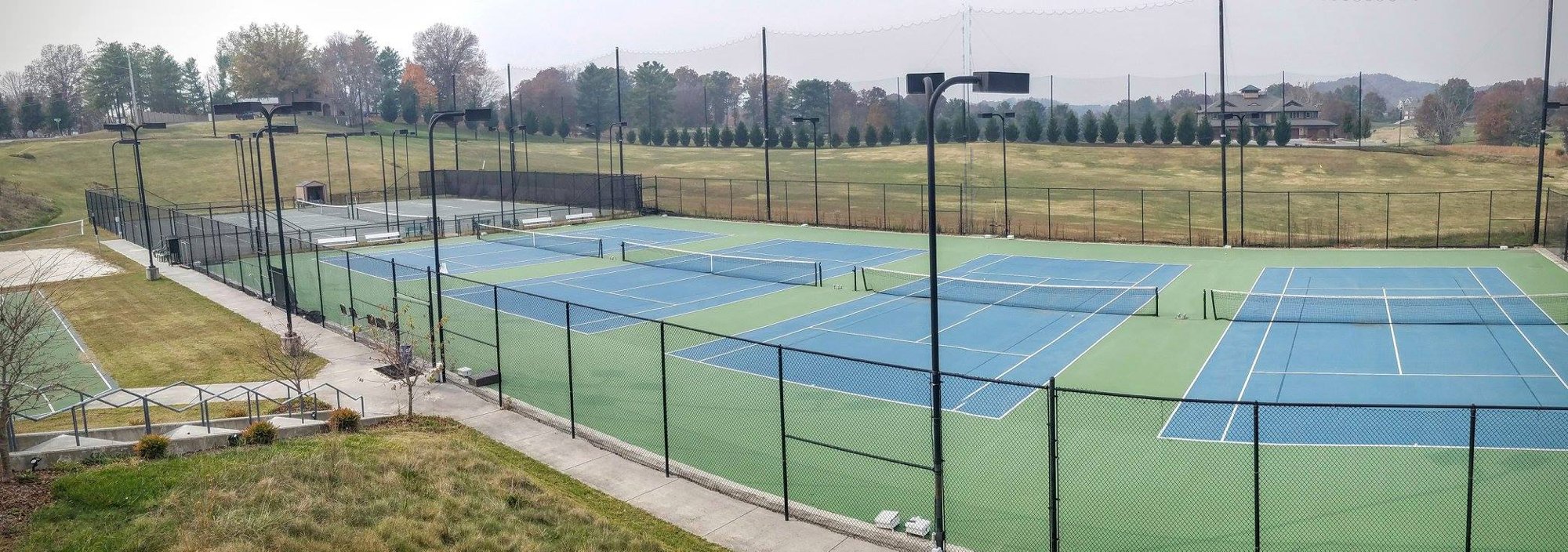 Tennis and pickleball courts
